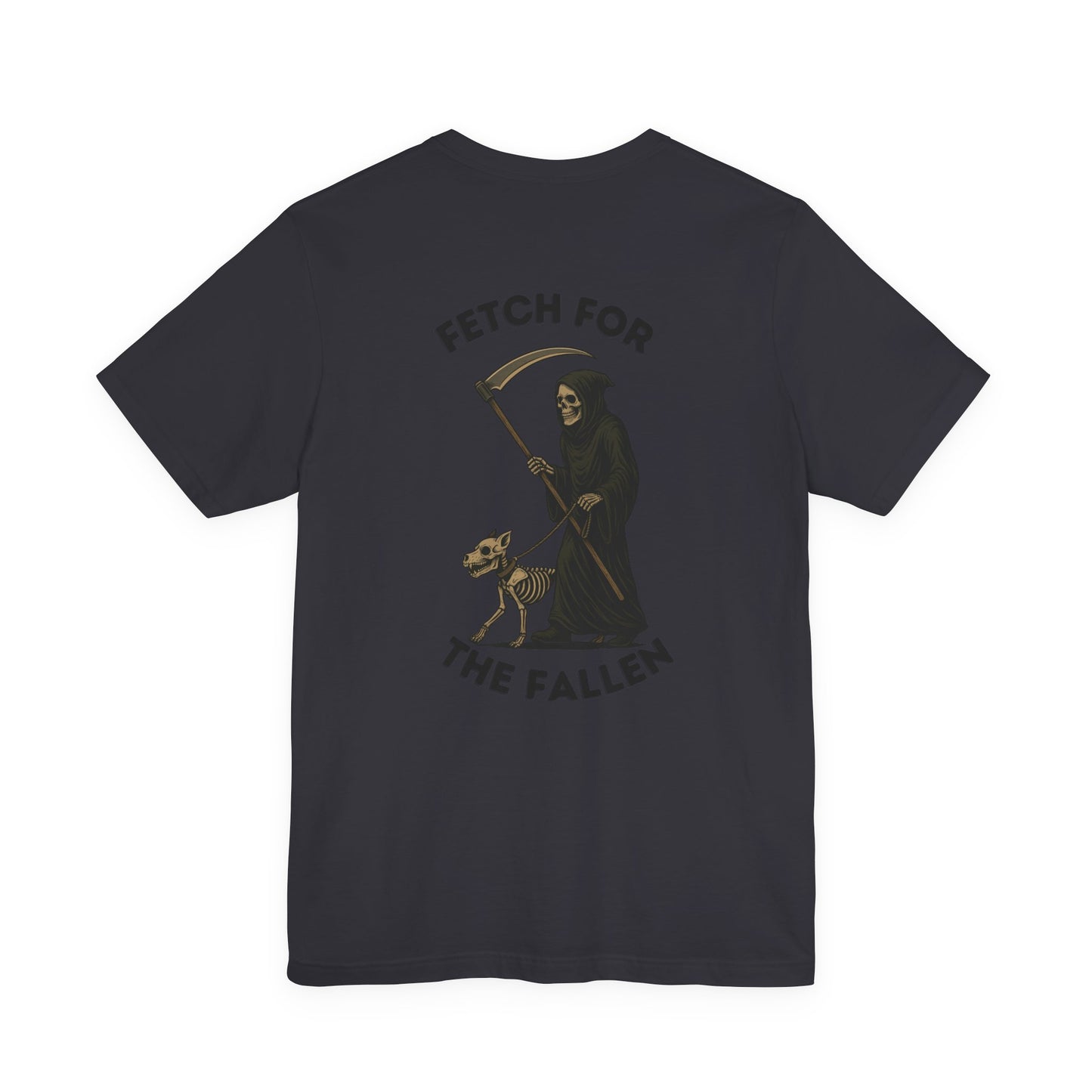 Grim Reaper Graphic Tee, Casual Unisex T-Shirt