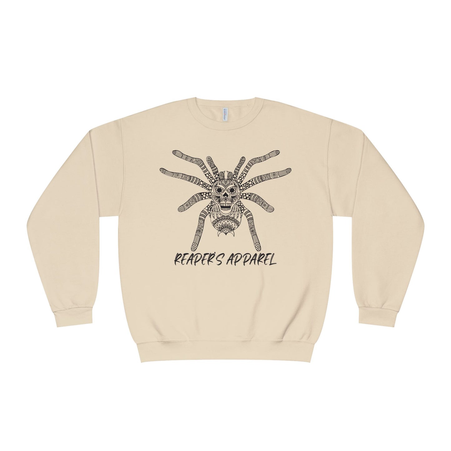 Spider Creepy Sweatshirt, Unisex Cozy Crewneck