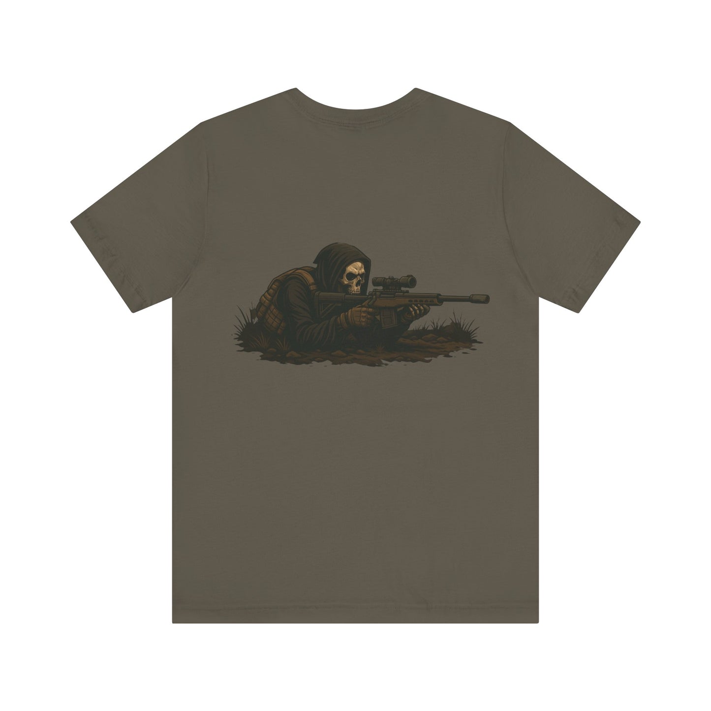 Tactical Sniper Reaper Design, Graphic Tee, Unisex