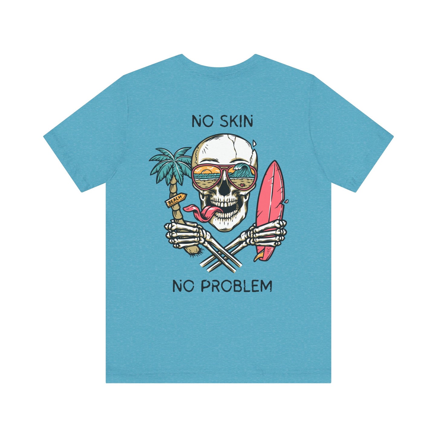 Skull Beach Vibes Tee - Unisex Short Sleeve T-Shirt