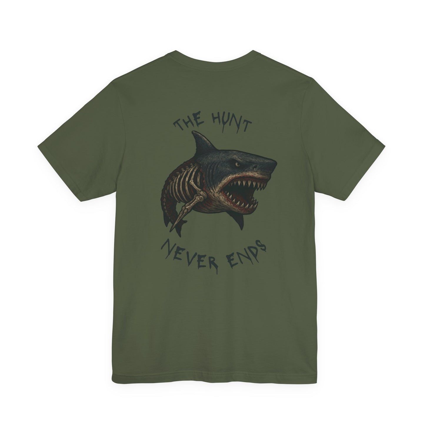 Fierce Skeleton Shark Graphic Tee, Unisex