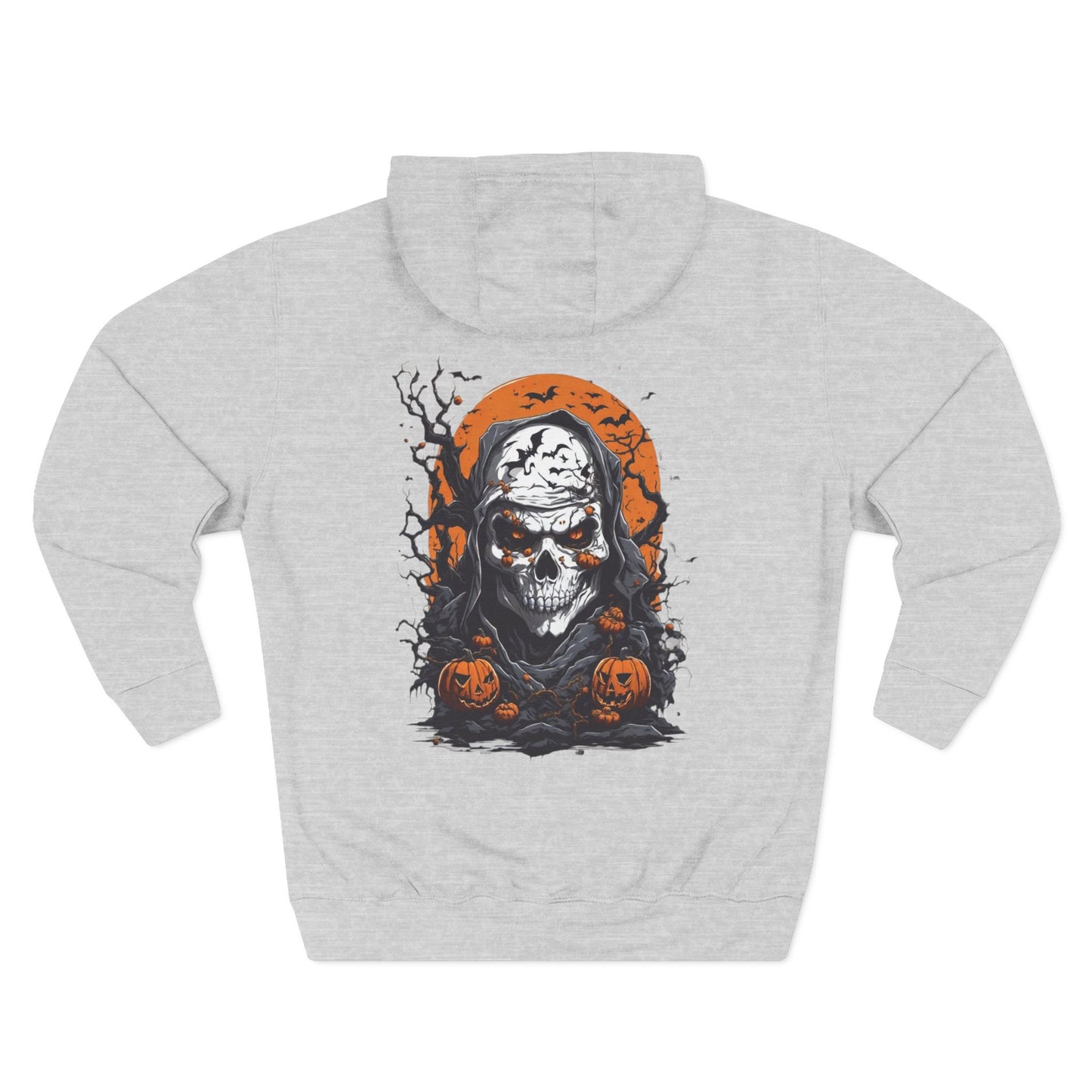 Gothic Skull Hoodie | Halloween Fleece Pullover