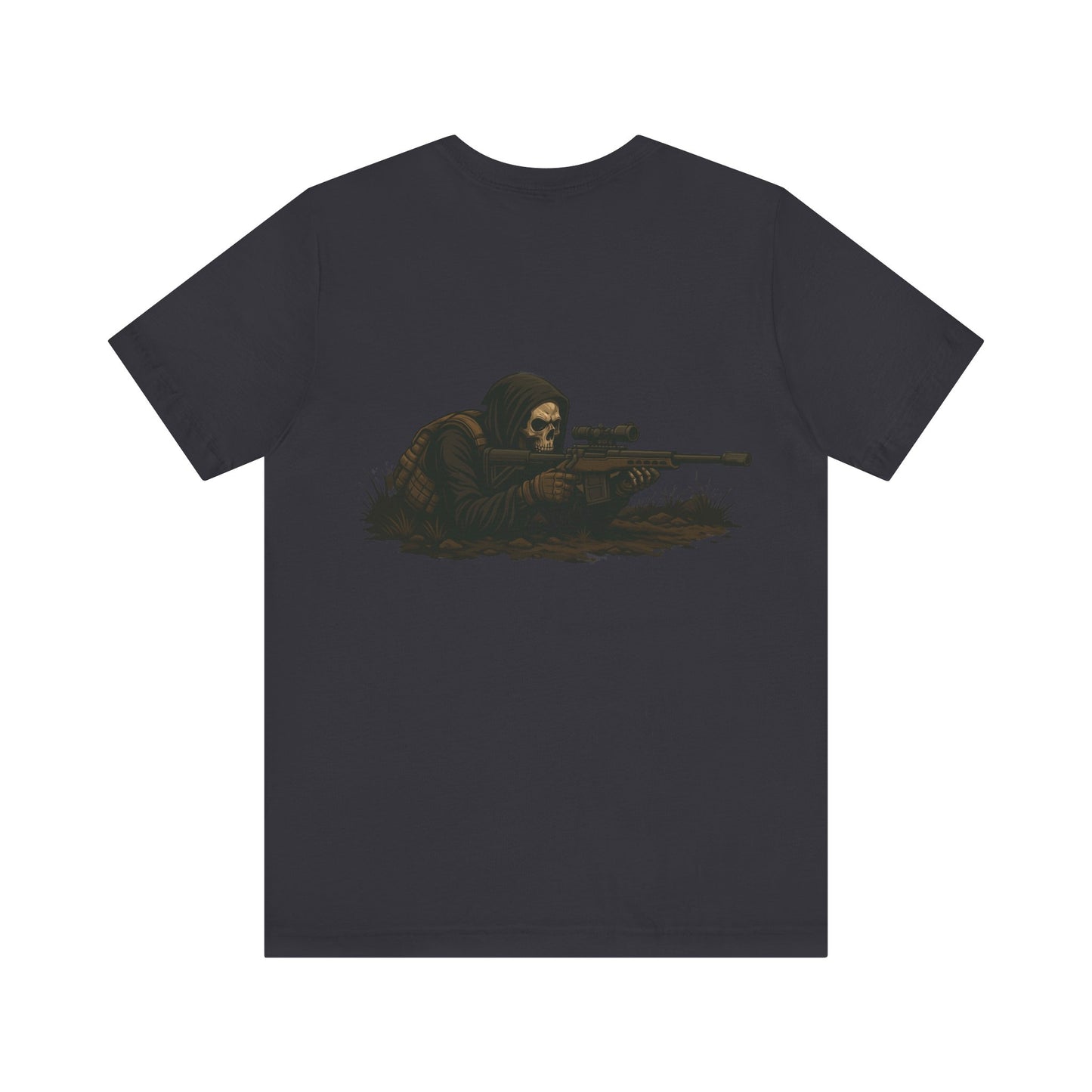 Tactical Sniper Reaper Design, Graphic Tee, Unisex