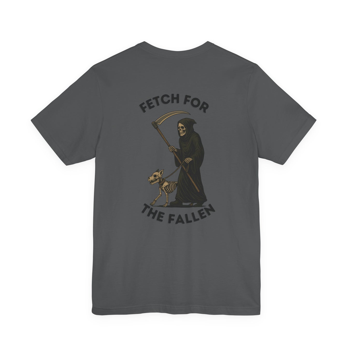 Grim Reaper Graphic Tee, Casual Unisex T-Shirt