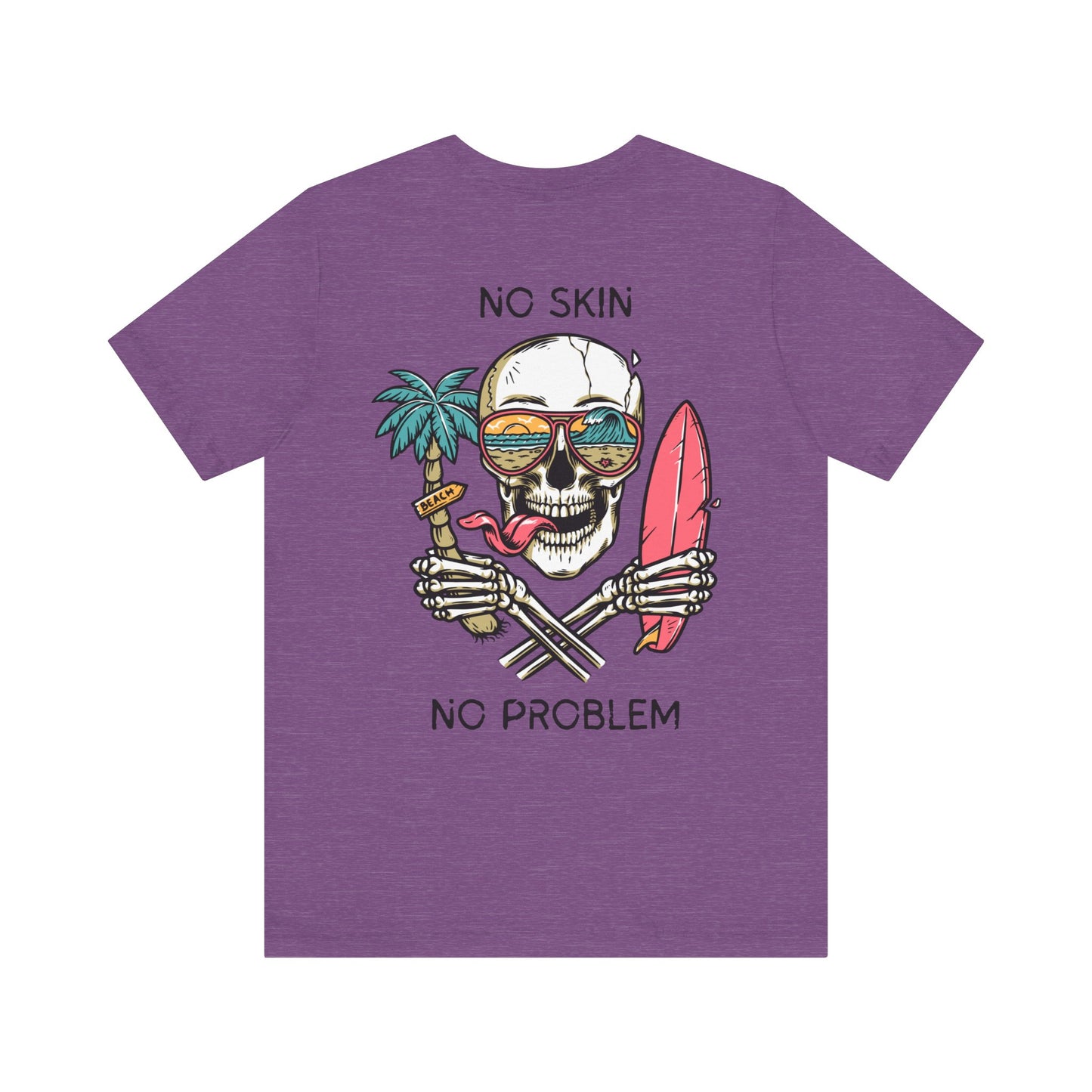 Skull Beach Vibes Tee - Unisex Short Sleeve T-Shirt