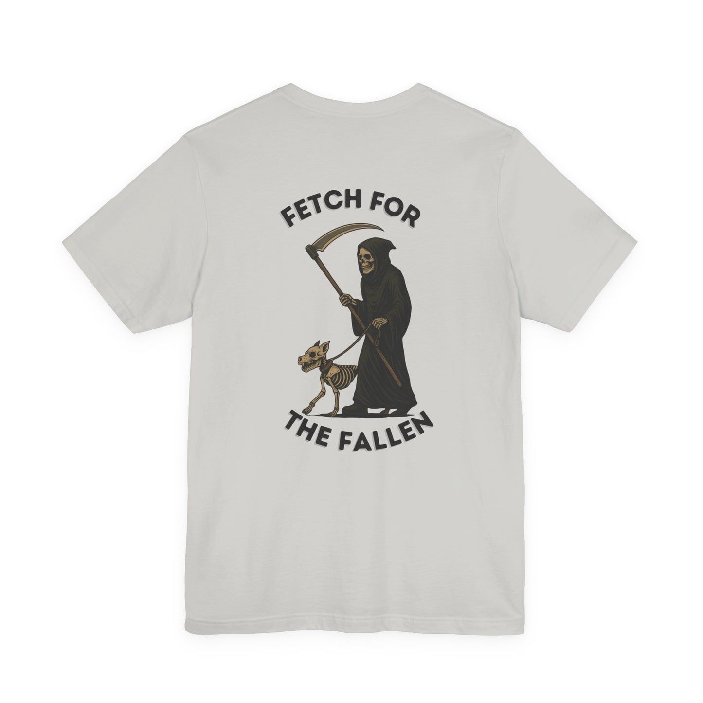 Grim Reaper Graphic Tee, Casual Unisex T-Shirt