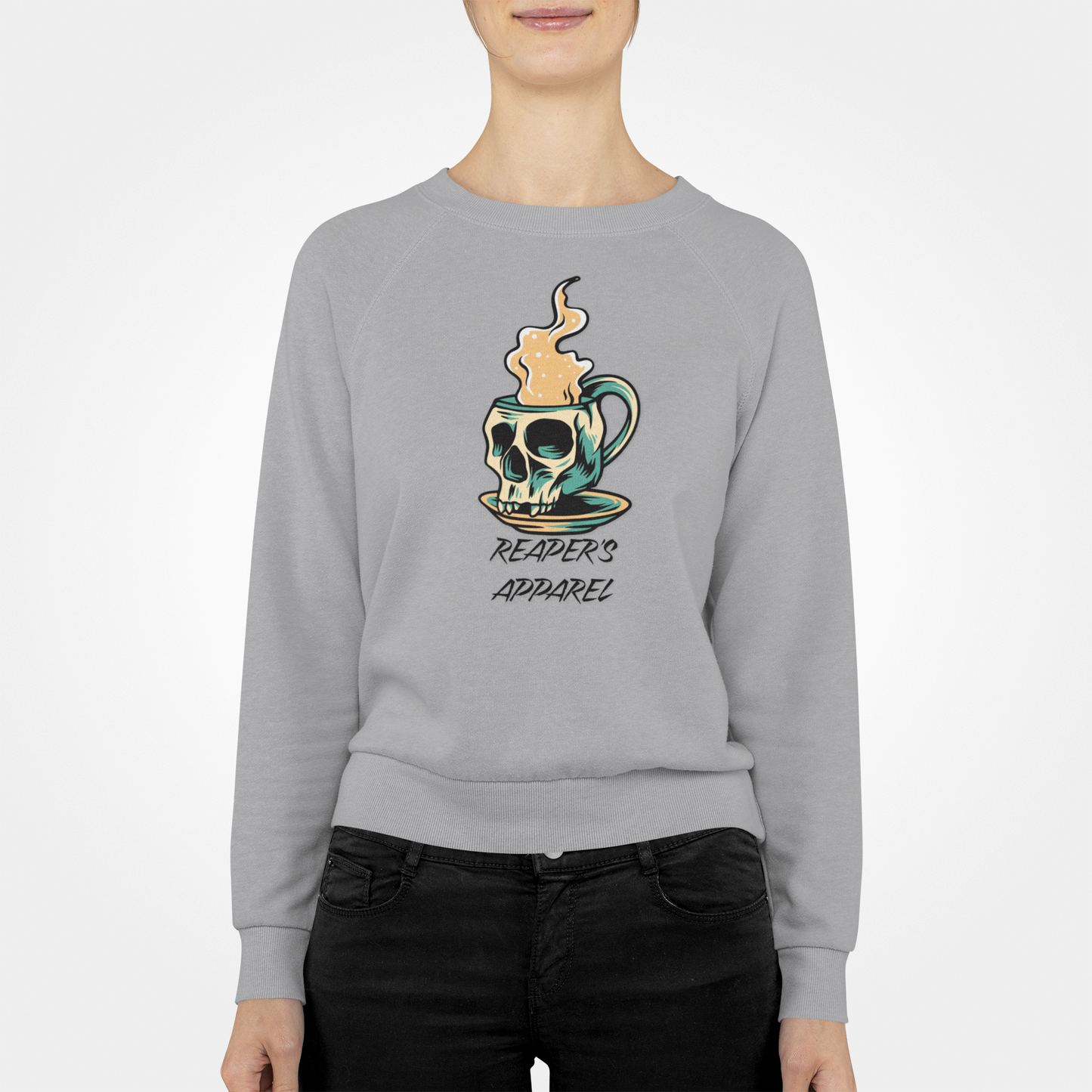 Skull Coffee Crewneck Sweatshirt