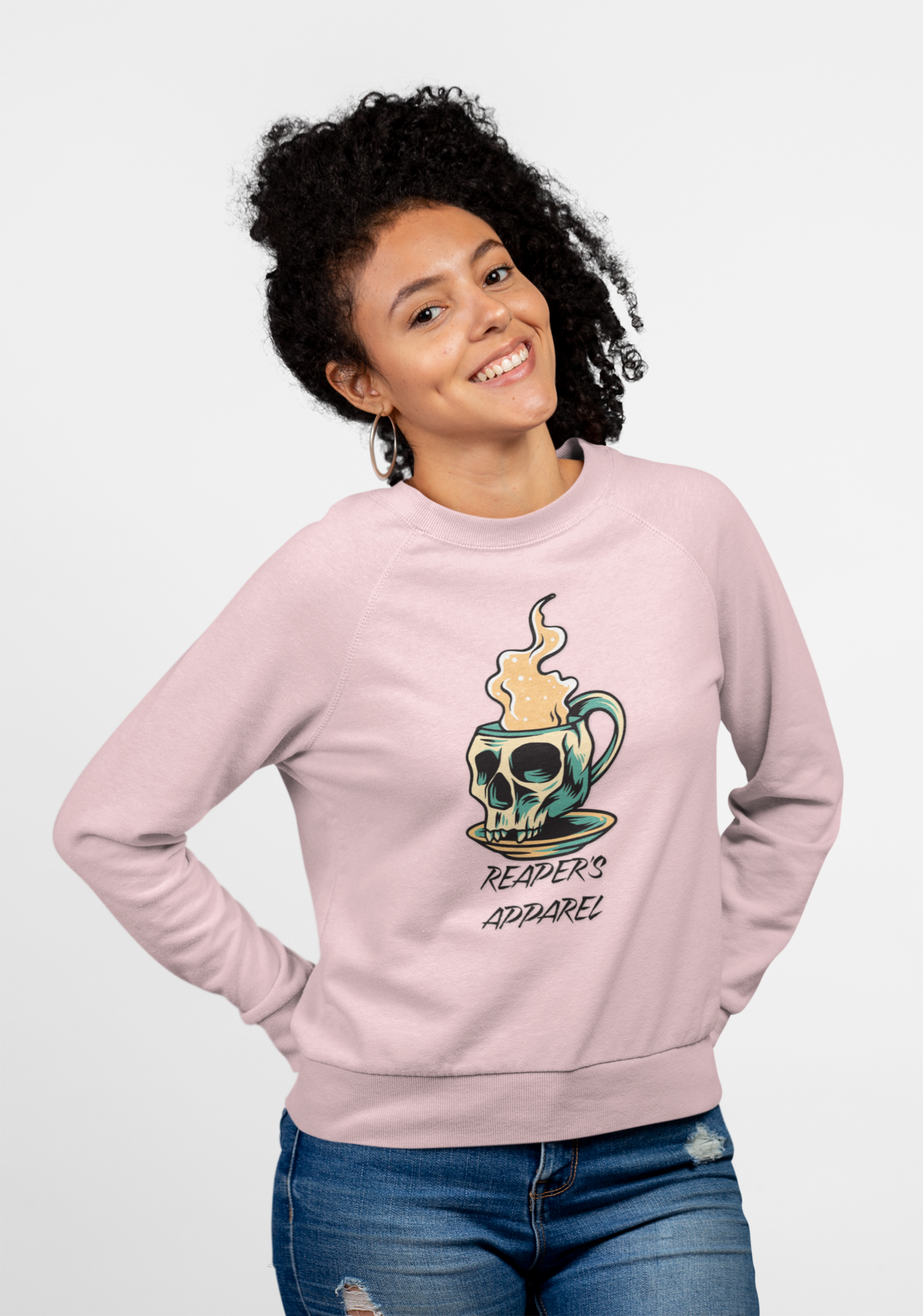 Skull Coffee Crewneck Sweatshirt