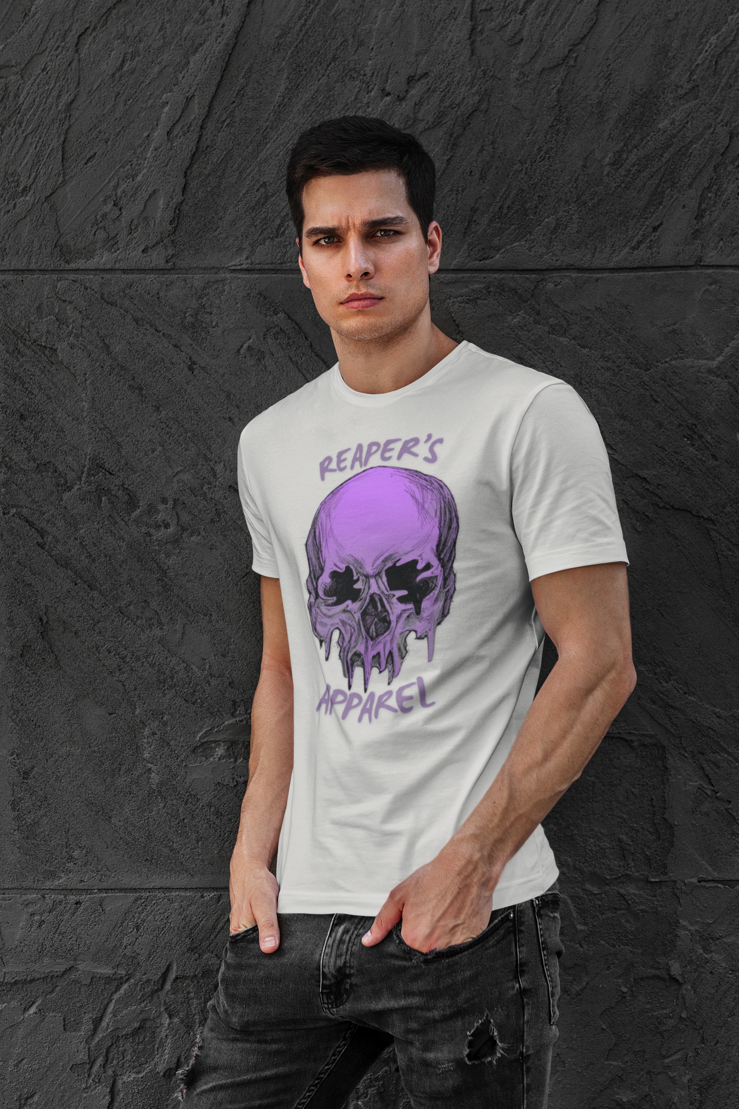 Purple Skull Graphic Tee - Unisex