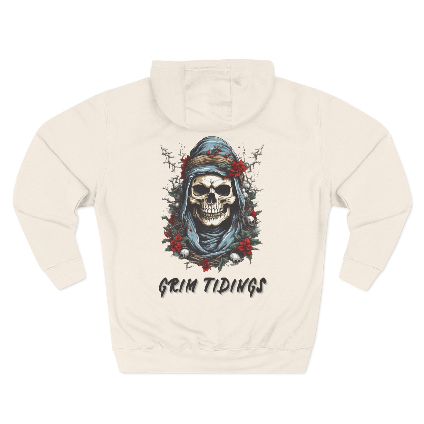 Grim Tidings Three-Panel Fleece Hoodie