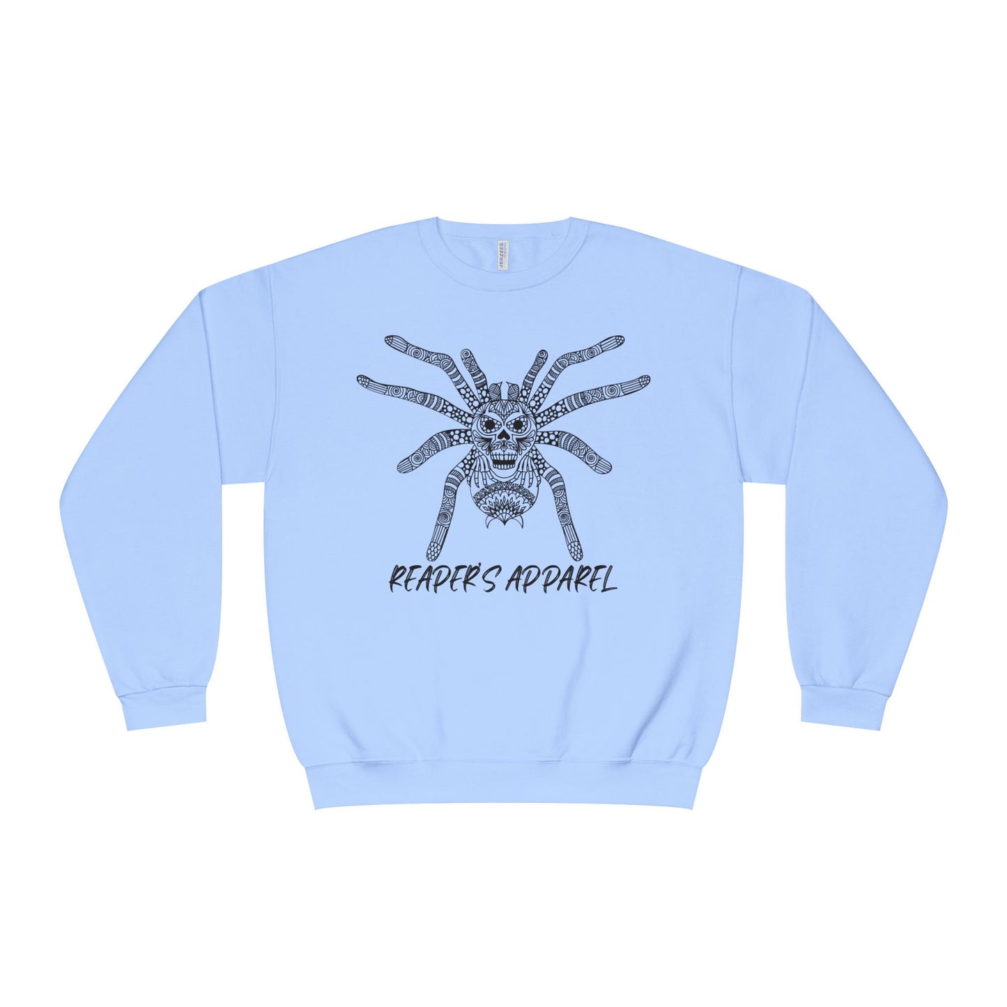 Spider Creepy Sweatshirt, Unisex Cozy Crewneck