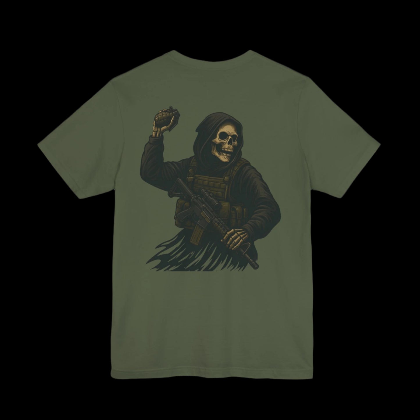 Grenade Thrown Reaper Graphic Tee - Unisex