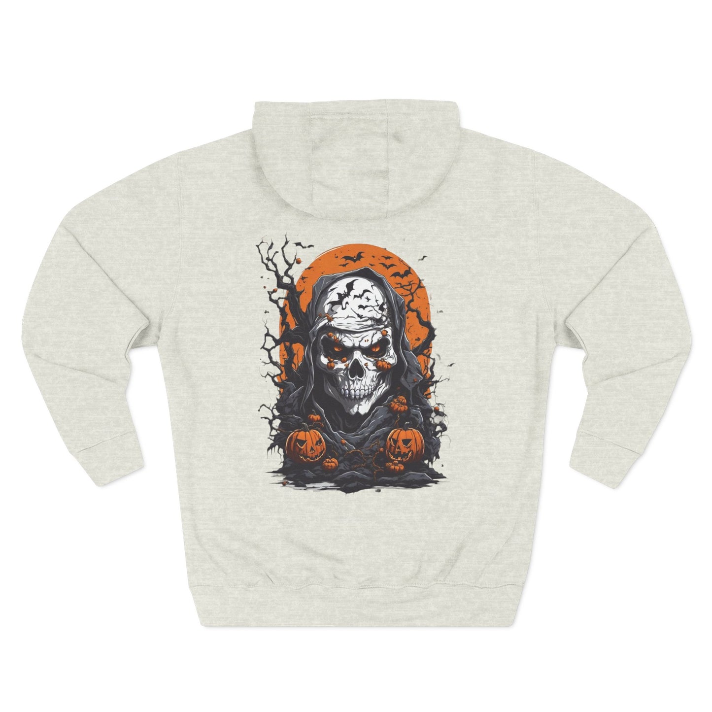Gothic Skull Hoodie | Halloween Fleece Pullover
