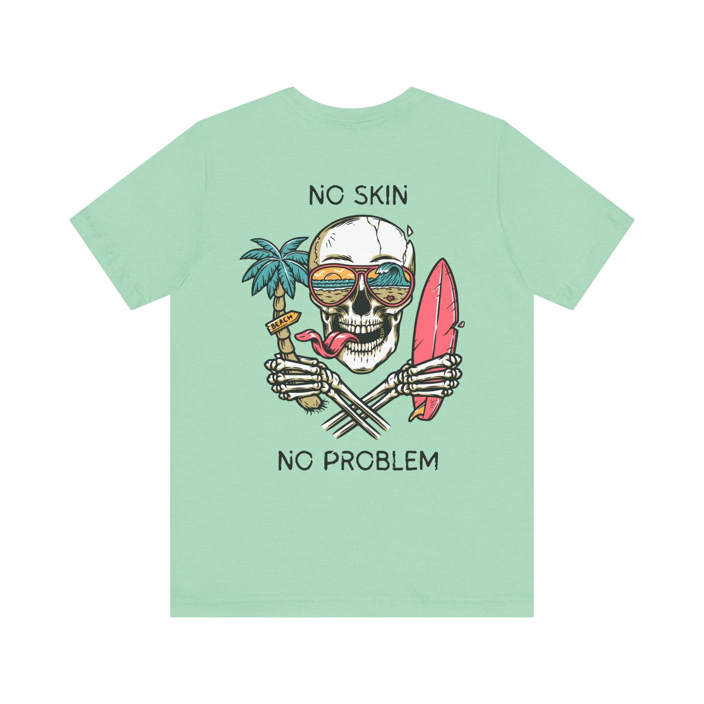 Skull Beach Vibes Tee - Unisex Short Sleeve T-Shirt