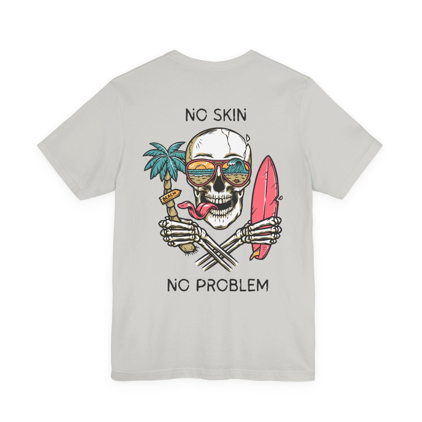 Skull Beach Vibes Tee - Unisex Short Sleeve T-Shirt