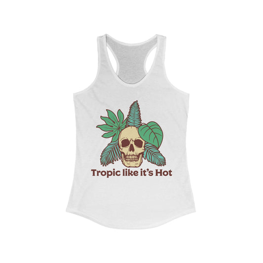 Tropical Skull Racerback Tank