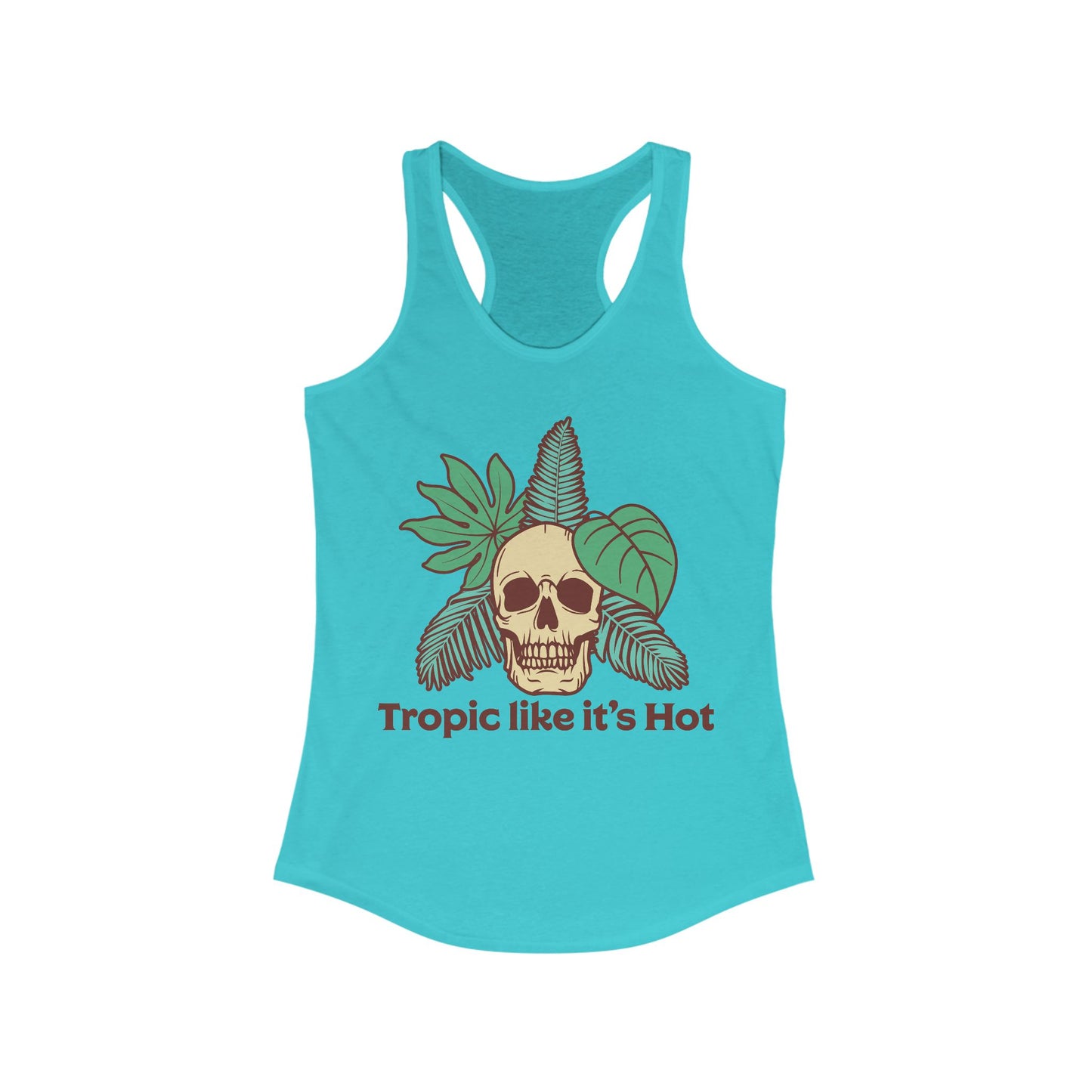 Tropical Skull Racerback Tank