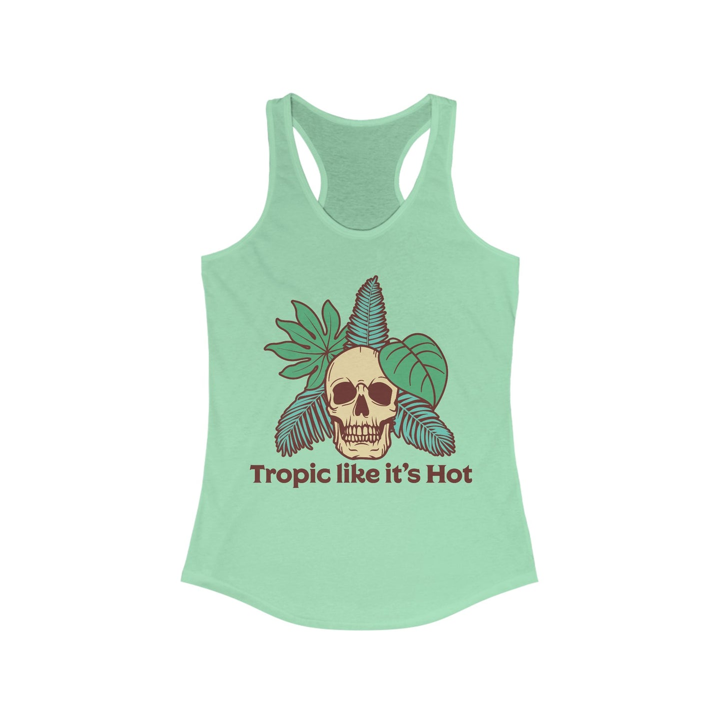 Tropical Skull Racerback Tank