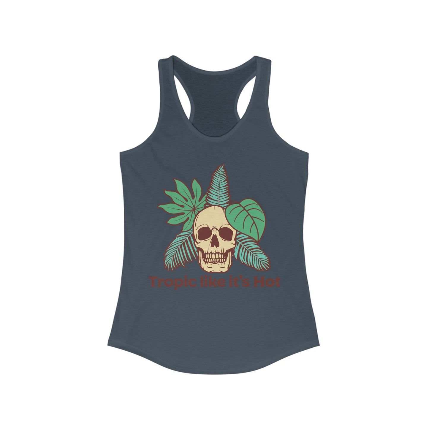 Tropical Skull Racerback Tank