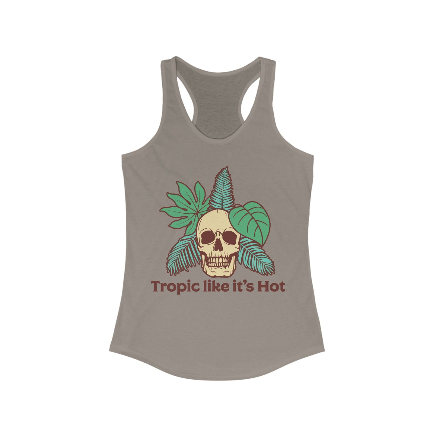 Tropical Skull Racerback Tank