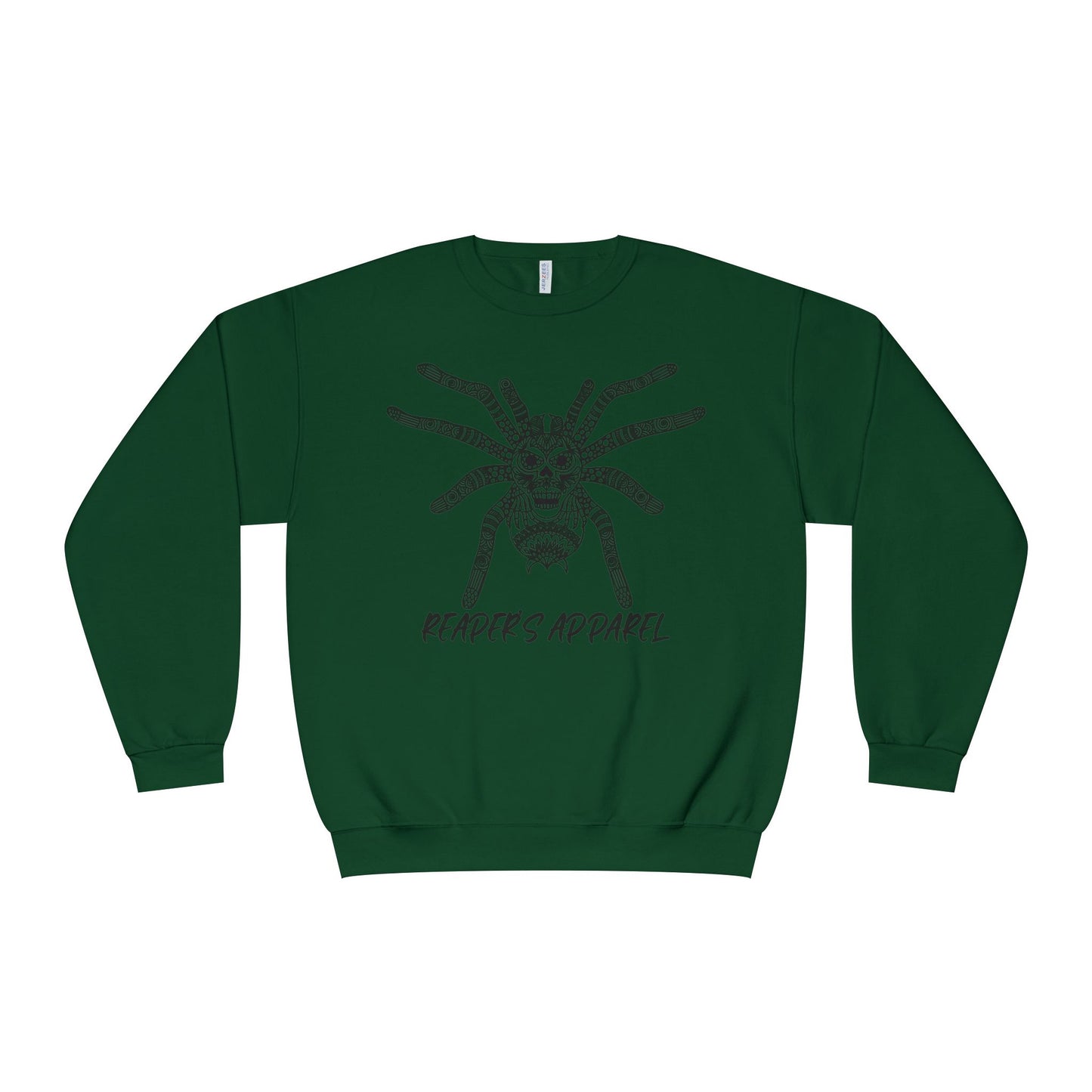 Spider Creepy Sweatshirt, Unisex Cozy Crewneck