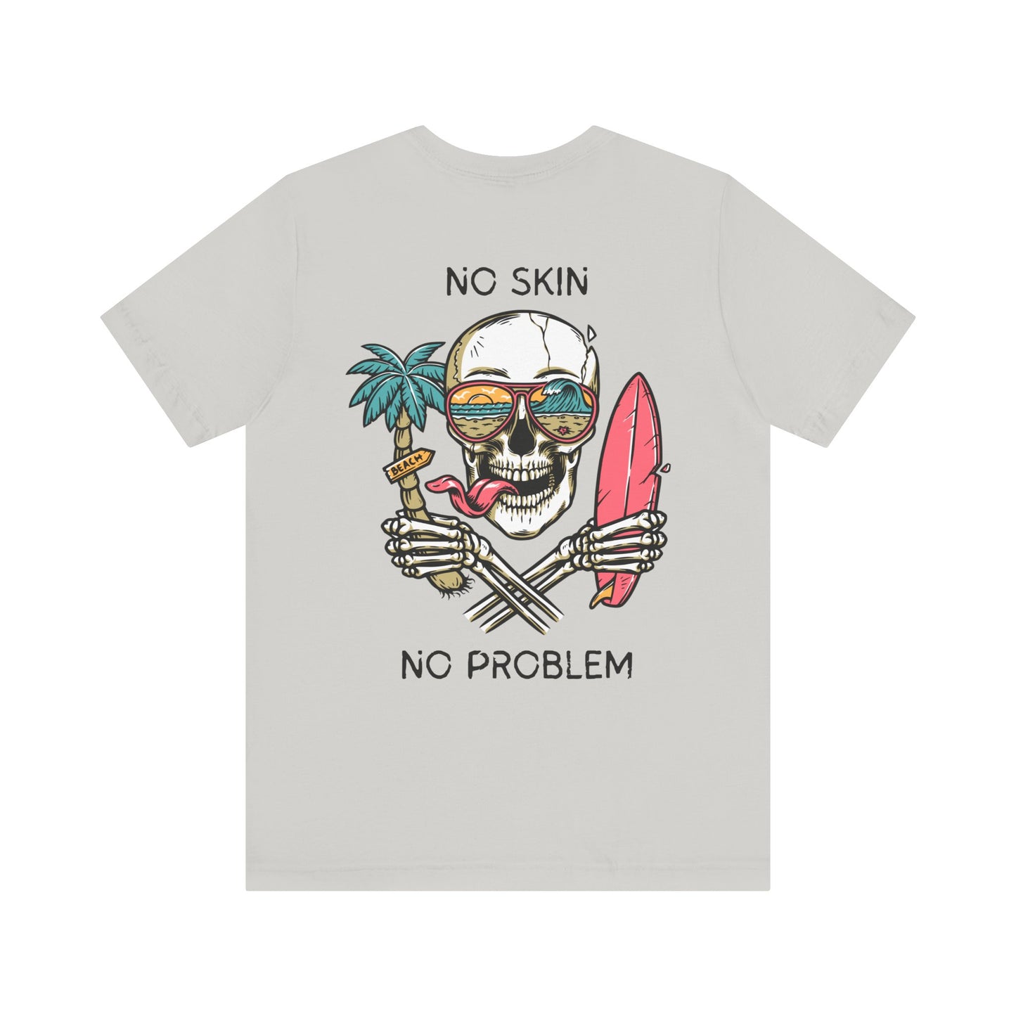 Skull Beach Vibes Tee - Unisex Short Sleeve T-Shirt