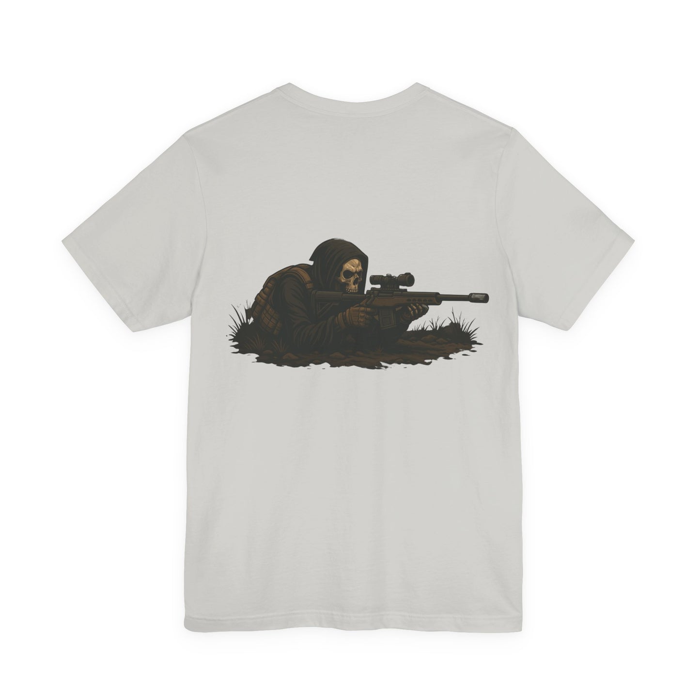Tactical Sniper Reaper Design, Graphic Tee, Unisex