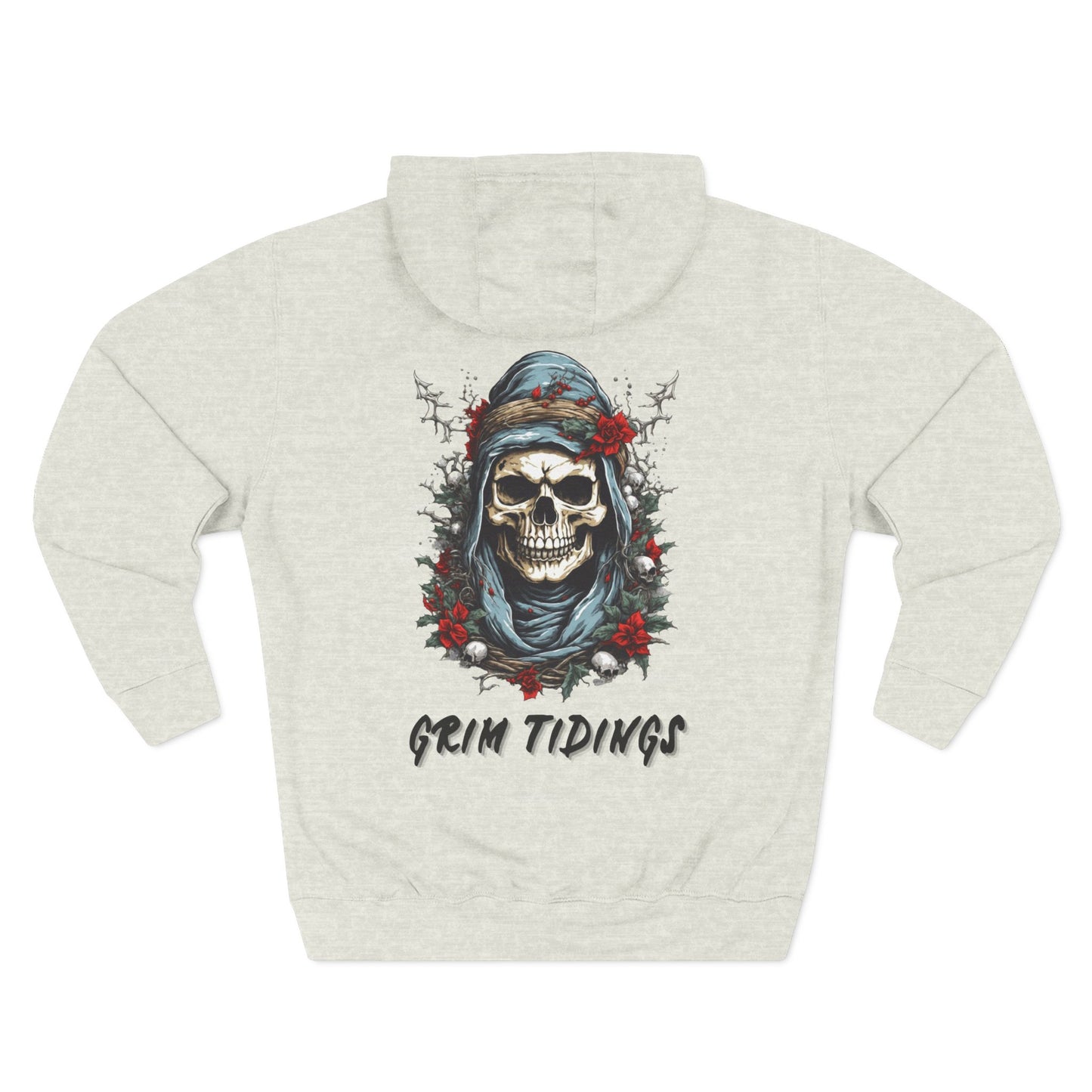 Grim Tidings Three-Panel Fleece Hoodie