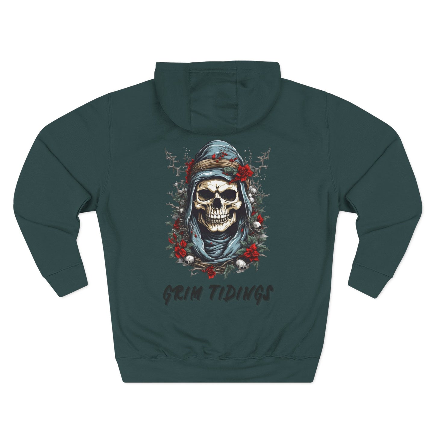 Grim Tidings Three-Panel Fleece Hoodie