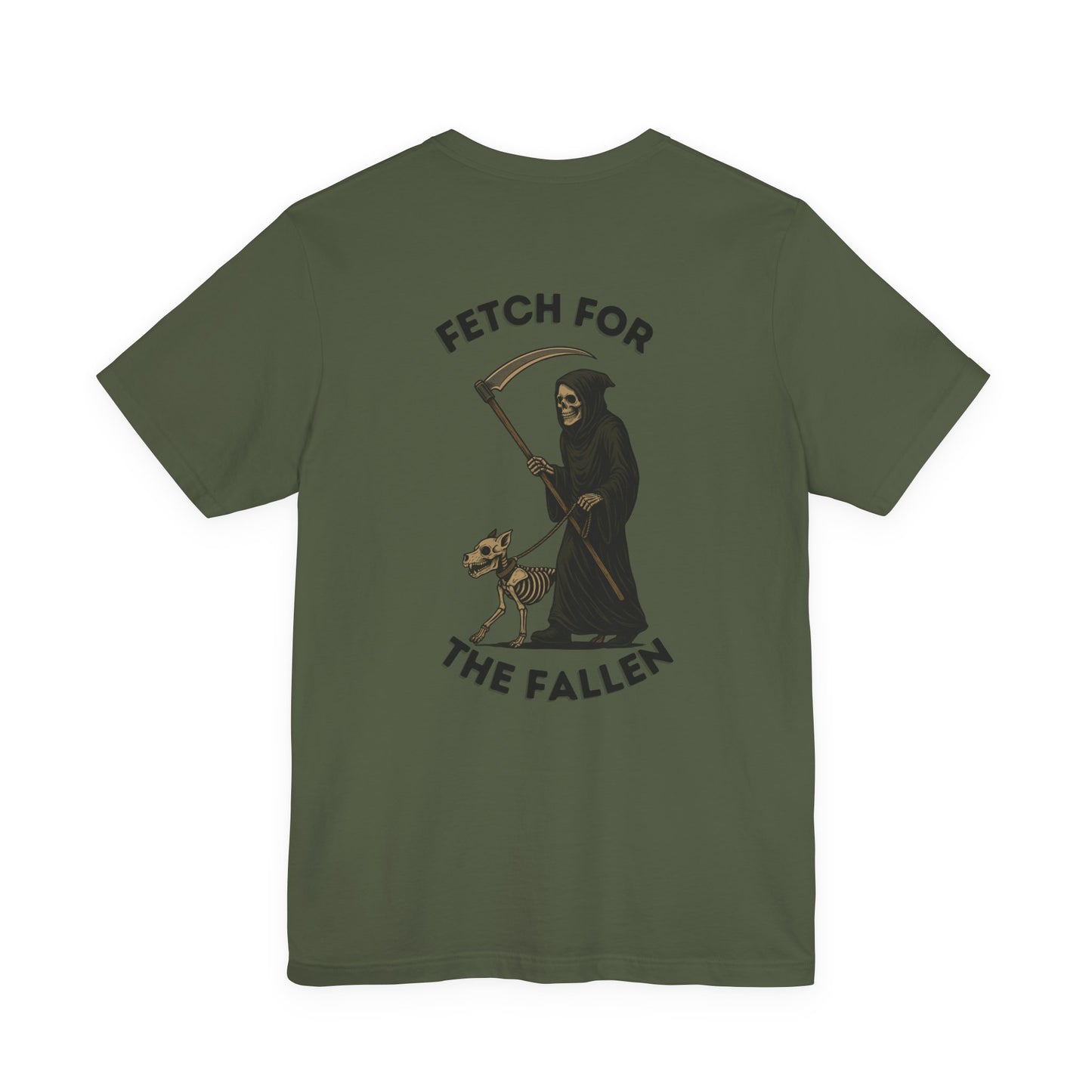 Grim Reaper Graphic Tee, Casual Unisex T-Shirt