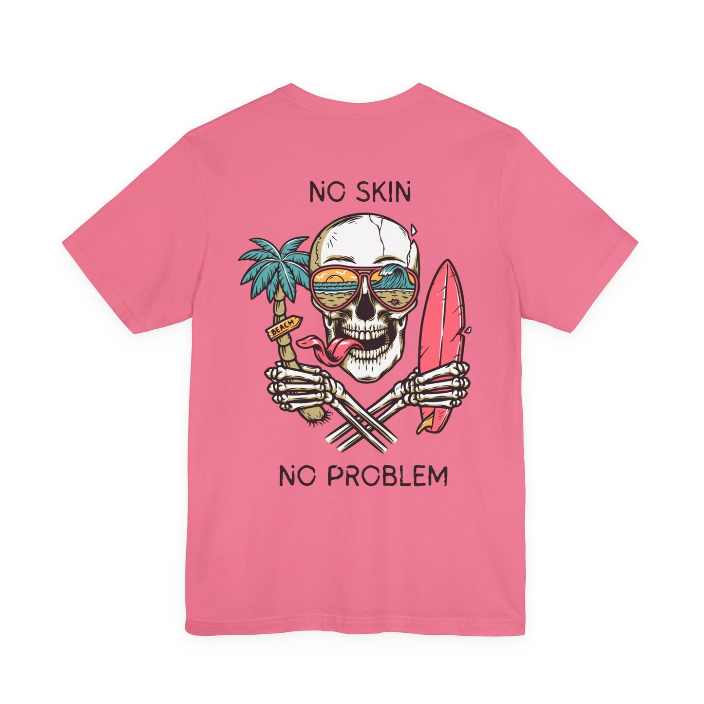 Skull Beach Vibes Tee - Unisex Short Sleeve T-Shirt
