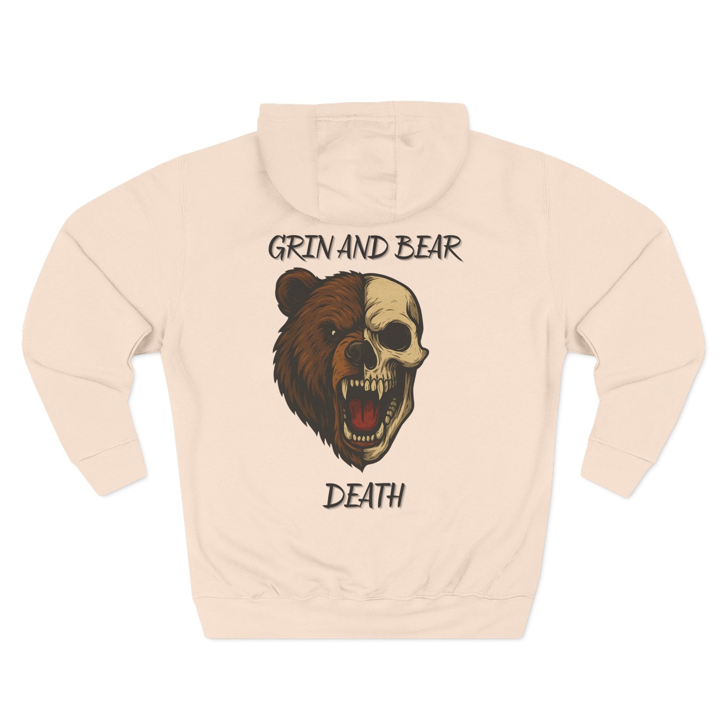 Grin and Bear Death Fleece Hoodie