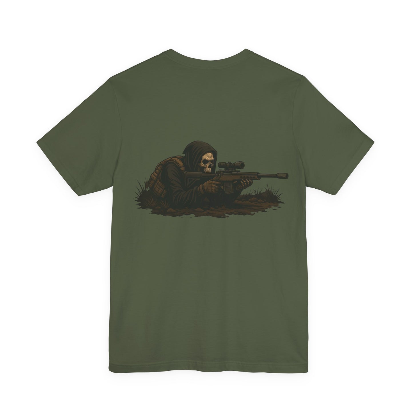 Tactical Sniper Reaper Design, Graphic Tee, Unisex