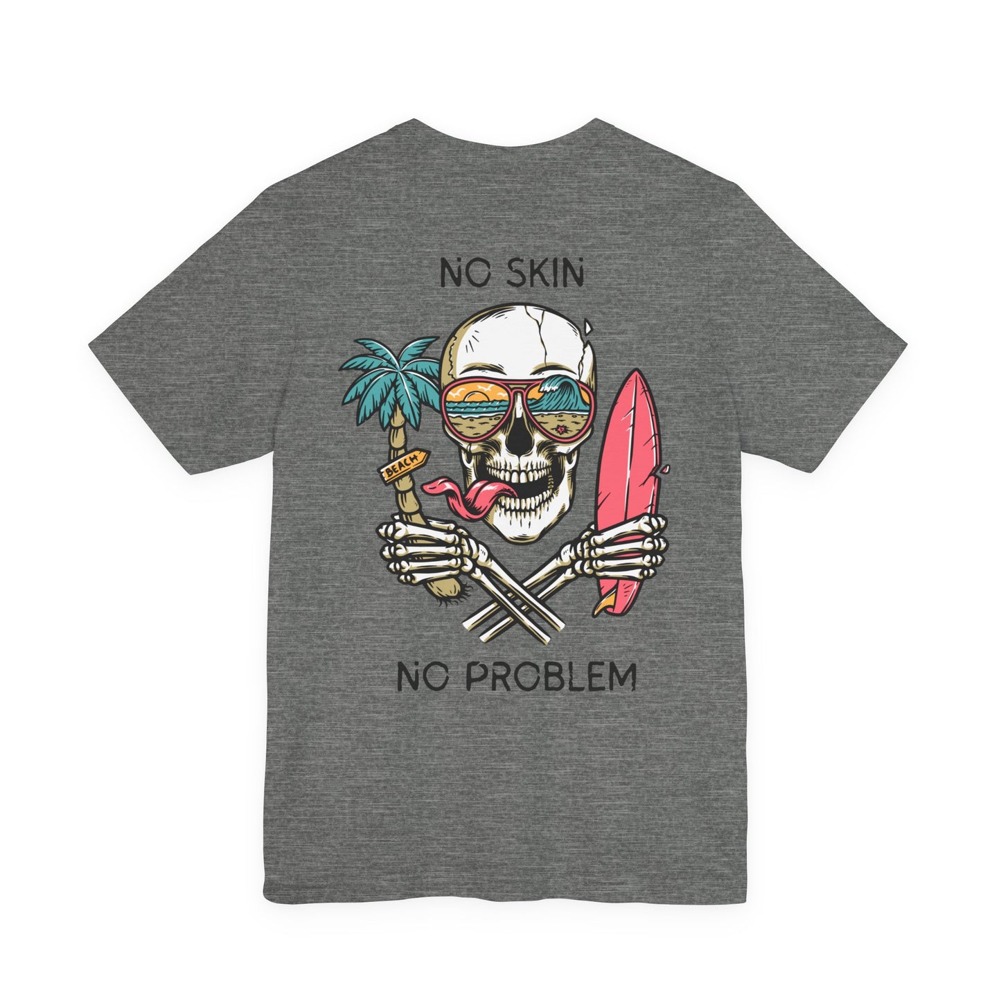 Skull Beach Vibes Tee - Unisex Short Sleeve T-Shirt