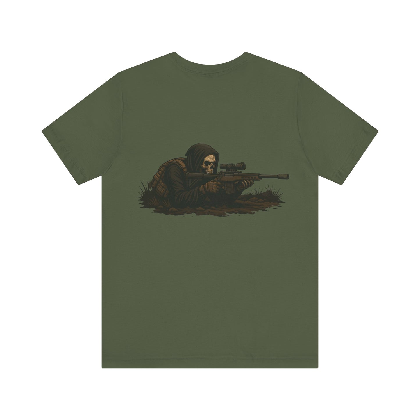 Tactical Sniper Reaper Design, Graphic Tee, Unisex