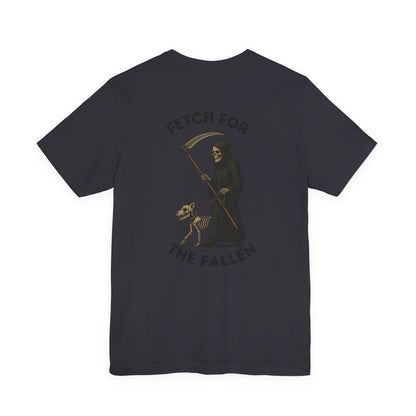 Grim Reaper Graphic Tee, Casual Unisex T-Shirt