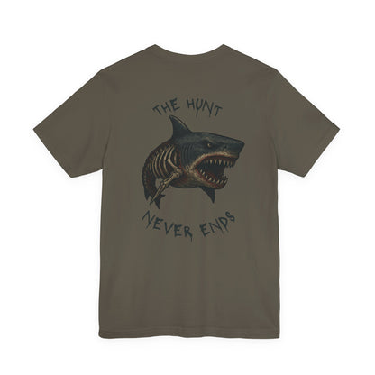 Fierce Skeleton Shark Graphic Tee, Unisex