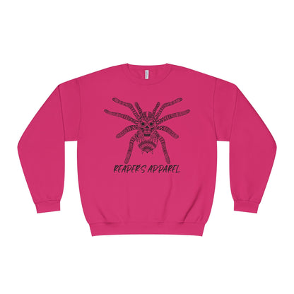 Spider Creepy Sweatshirt, Unisex Cozy Crewneck