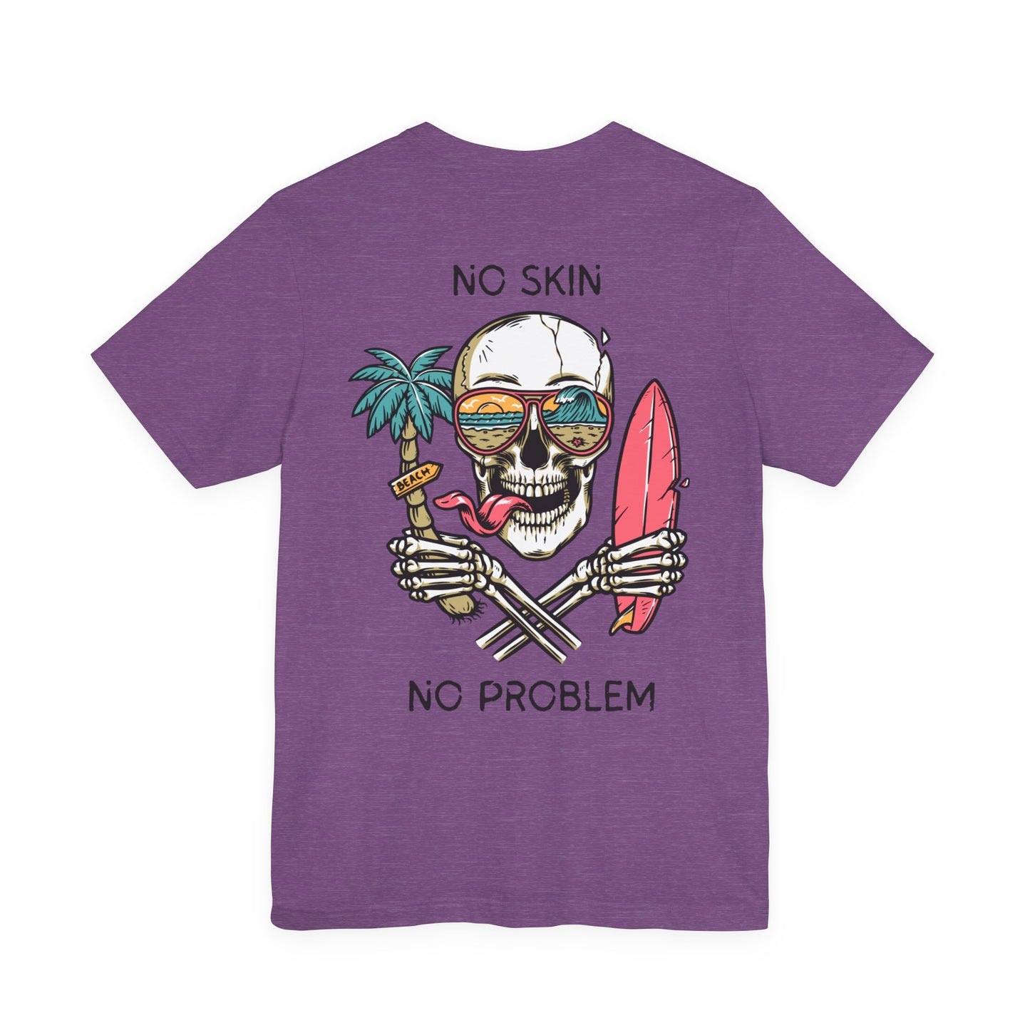 Skull Beach Vibes Tee - Unisex Short Sleeve T-Shirt