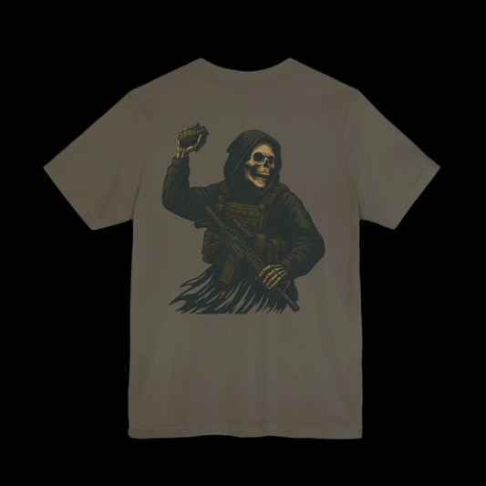 Grenade Thrown Reaper Graphic Tee - Unisex