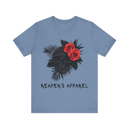 Skull and Roses Tee - Edgy Unisex