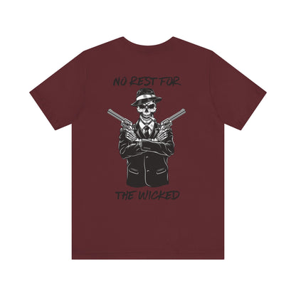 Reaper-Themed Unisex Tee: No Rest for the Wicked