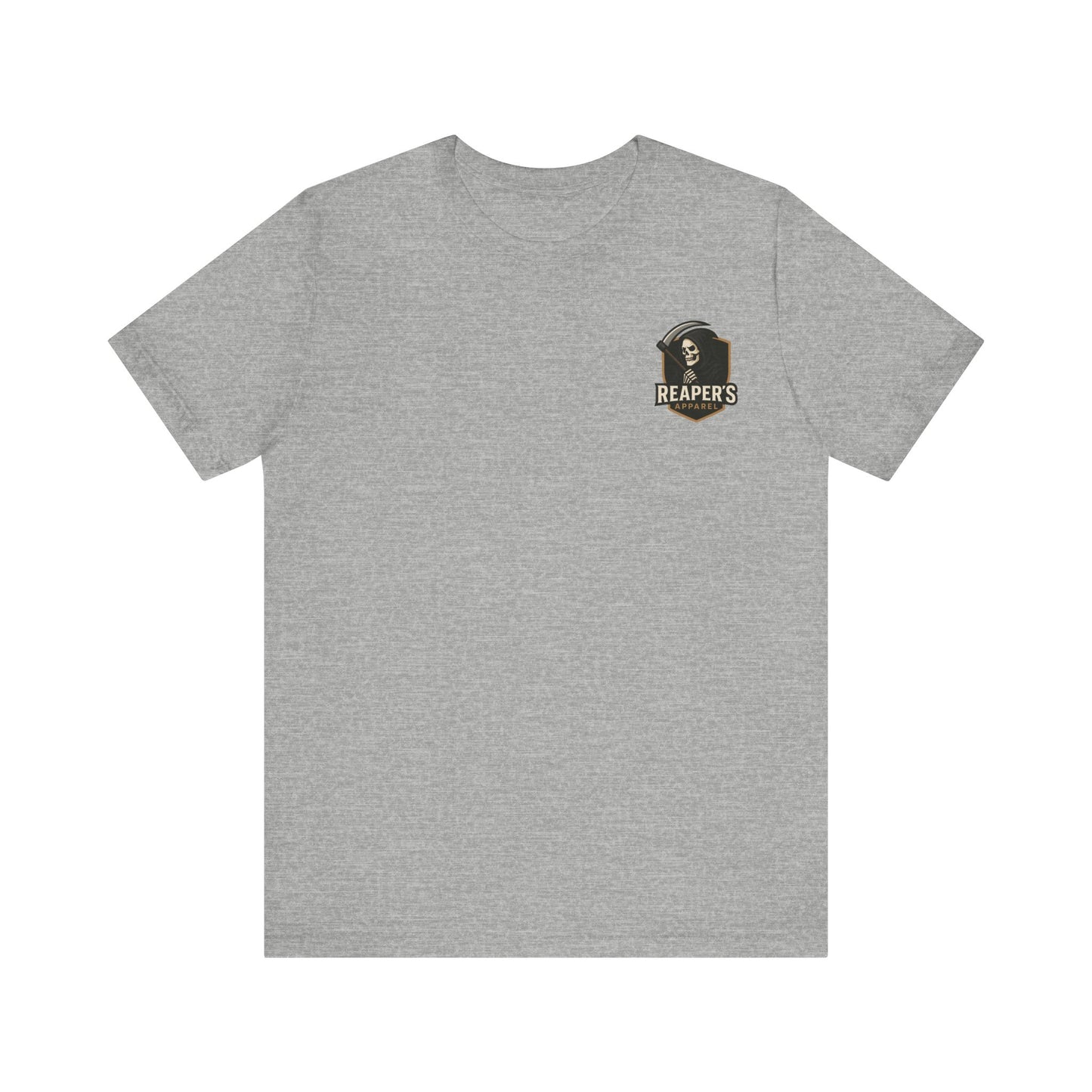 Edgy Racer Tee with Skull Graphic