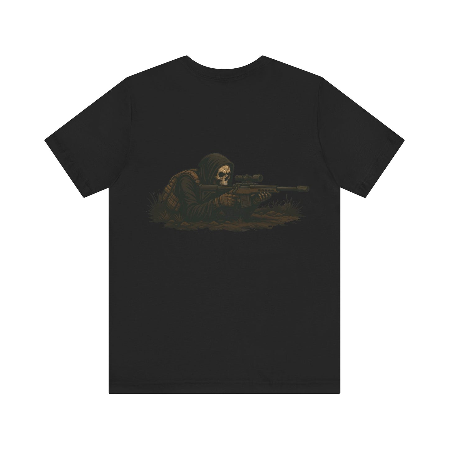 Tactical Sniper Reaper Design, Graphic Tee, Unisex