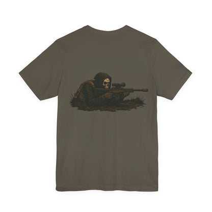 Tactical Sniper Reaper Design, Graphic Tee, Unisex