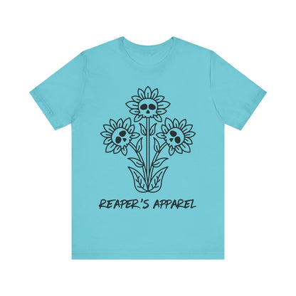 Reaper's Apparel Floral Skull Tee