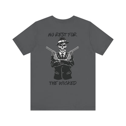 Reaper-Themed Unisex Tee: No Rest for the Wicked