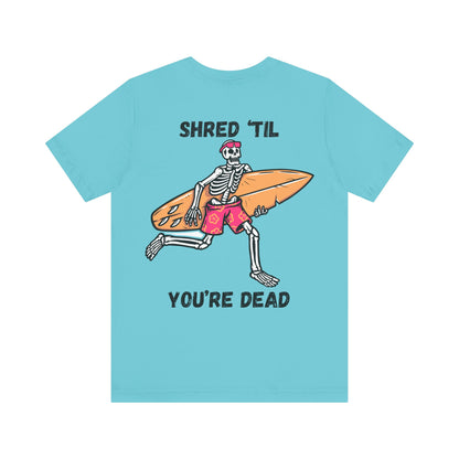 Surfing Skeleton Tee | Fun Unisex