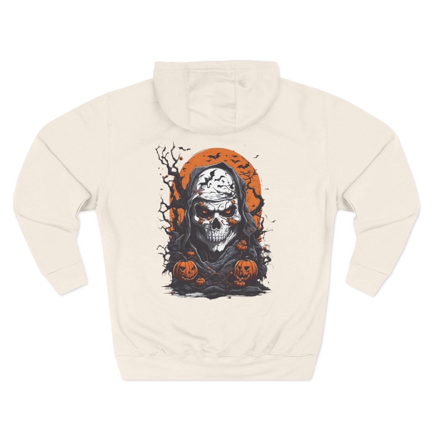 Gothic Skull Hoodie | Halloween Fleece Pullover