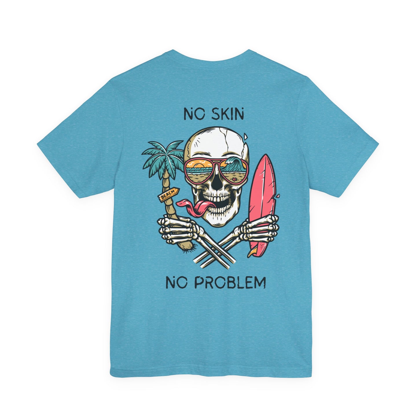 Skull Beach Vibes Tee - Unisex Short Sleeve T-Shirt